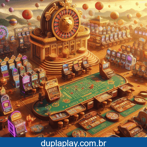 Variedade de 1.500 jogos de caça-níqueis na DuplaPlay.